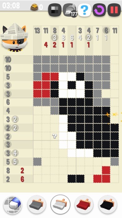 Emulate iPhone app Hungry Cat Nonogram using MyAndroid Emulate iPhone app Hungry Cat Nonogram using MyAndroid