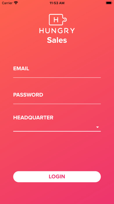 Emulate iPhone app Hungry - Rep Portal using MyAndroid