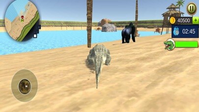 Emulate iPhone app Hungry Wild Crocodile Attack using MyAndroid