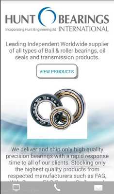 Emulate Android APK Hunt Bearings Intl
