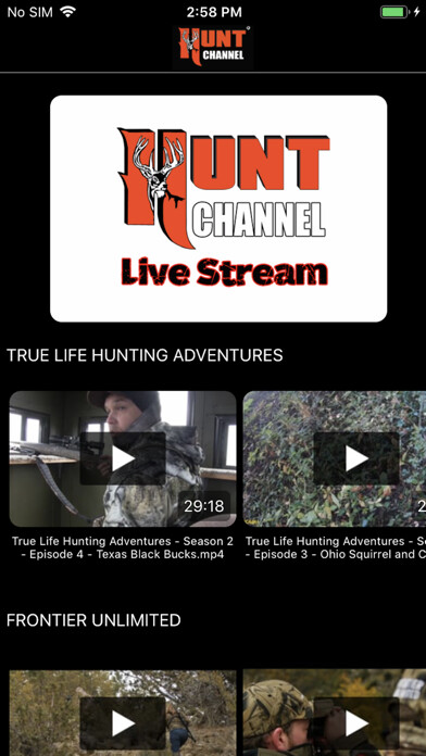 Emulate iPhone app Hunt Channel Mobile using MyAndroid Emulate iPhone app Hunt Channel Mobile using MyAndroid
