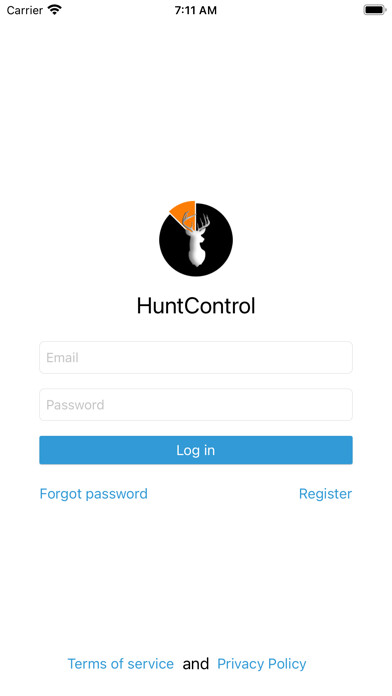 Emulate iPhone app Huntcontrol using MyAndroid