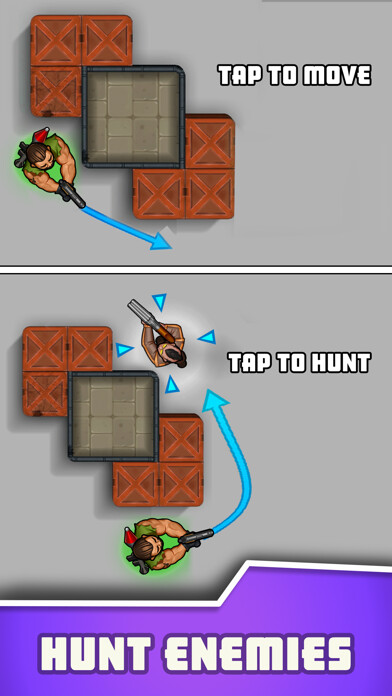 Emulate iPhone app Hunter Assassin 2 using MyAndroid Emulate iPhone app Hunter Assassin 2 using MyAndroid