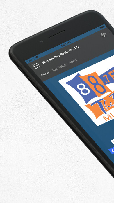 Emulate iPhone app Hunters Bay Radio 88.7FM using MyAndroid Emulate iPhone app Hunters Bay Radio 88.7FM using MyAndroid