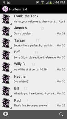 Emulate Android APK Hunters Text - Doe Theme