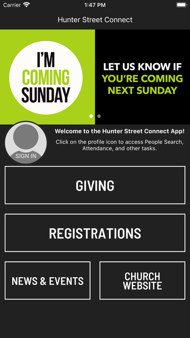 Emulate iPhone app Hunter Street Connect using MyAndroid