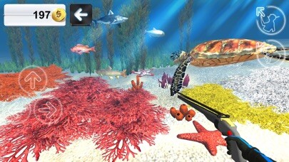 Emulate iPhone app Hunter underwater spearfishing 3D using MyAndroid Emulate iPhone app Hunter underwater spearfishing 3D using MyAndroid