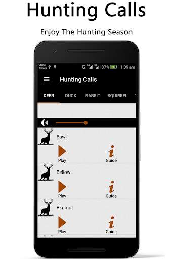 Run android online APK Hunting Calls from MyAndroid or emulate Hunting Calls using MyAndroid