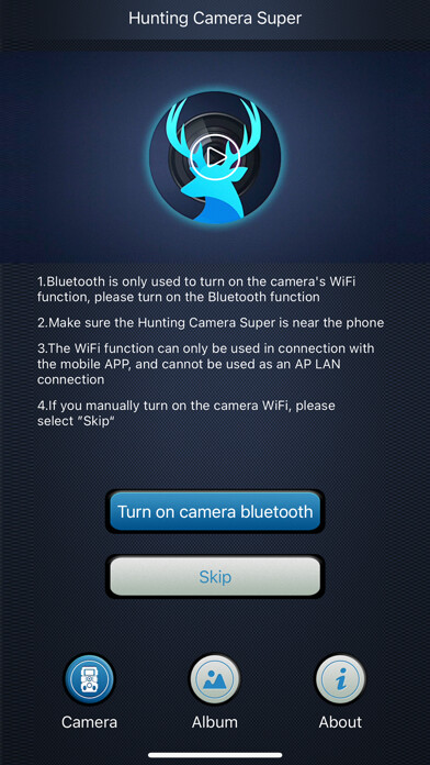 Emulate iPhone app Hunting Camera Super using MyAndroid