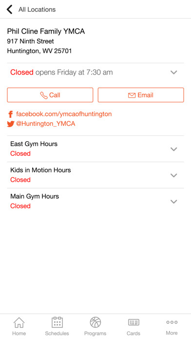 Emulate iPhone app Huntington YMCA using MyAndroid Emulate iPhone app Huntington YMCA using MyAndroid