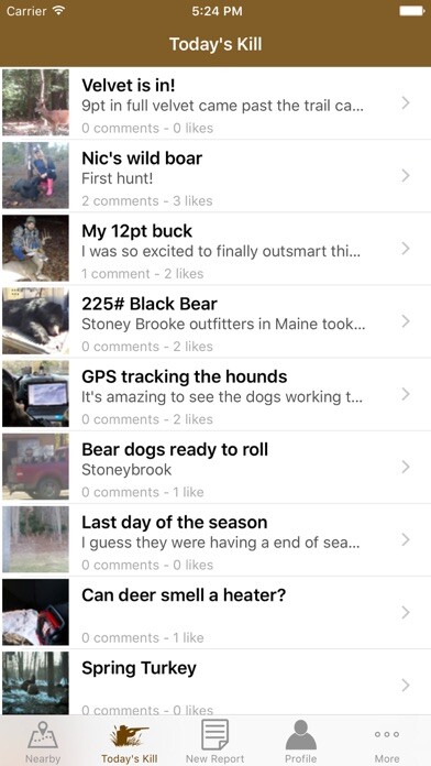 Emulate iPhone app Hunt iReports using MyAndroid