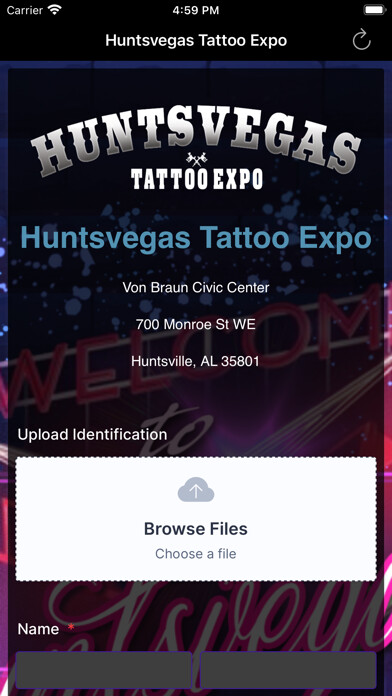 Emulate iPhone app Huntsvegas Tattoo Expo using MyAndroid Emulate iPhone app Huntsvegas Tattoo Expo using MyAndroid