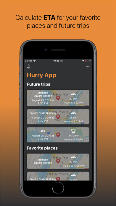 Emulate iPhone app Hurry App - Be on time using MyAndroid Emulate iPhone app Hurry App - Be on time using MyAndroid