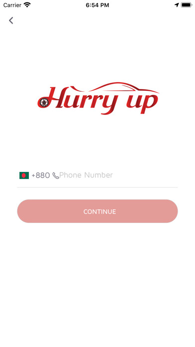 Emulate iPhone app HurryUp Ride using MyAndroid