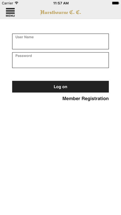 Emulate iPhone app Hurstbourne Country Club using MyAndroid