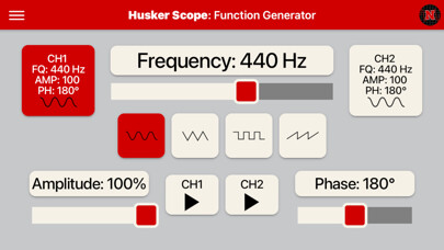 Emulate iPhone app Husker Scope using MyAndroid