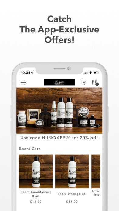 Emulate iPhone app HUSKYBEARD using MyAndroid