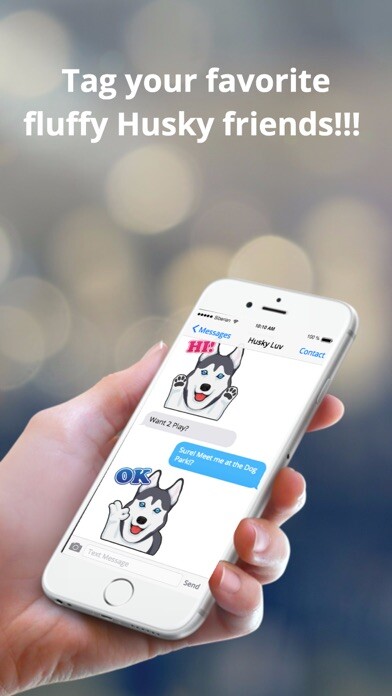 Emulate iPhone app HuskyLuvMoji using MyAndroid