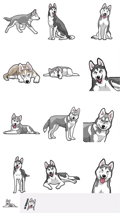 Emulate iPhone app HuskyMoji - Husky Emoji & Sticker using MyAndroid Emulate iPhone app HuskyMoji - Husky Emoji & Sticker using MyAndroid