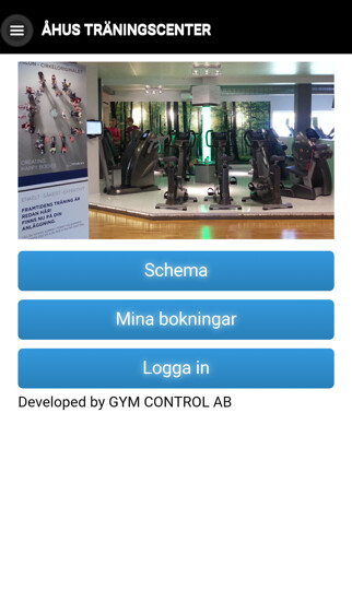 Emulate iPhone app Åhus Träningscenter using MyAndroid Emulate iPhone app Åhus Träningscenter using MyAndroid