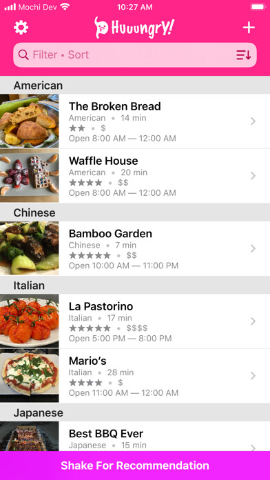 Emulate iPhone app Huuungry using MyAndroid Emulate iPhone app Huuungry using MyAndroid