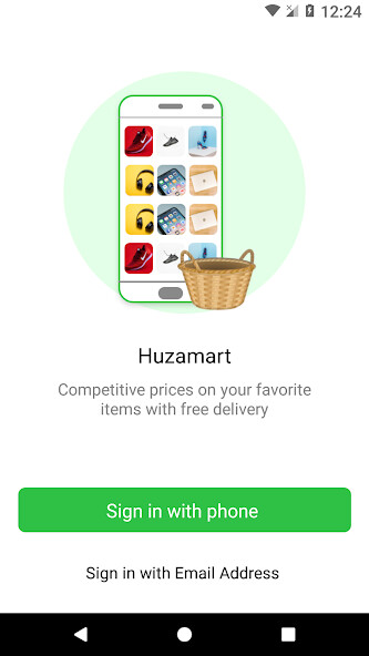 Run android online APK Huzamart from MyAndroid or emulate Huzamart using MyAndroid