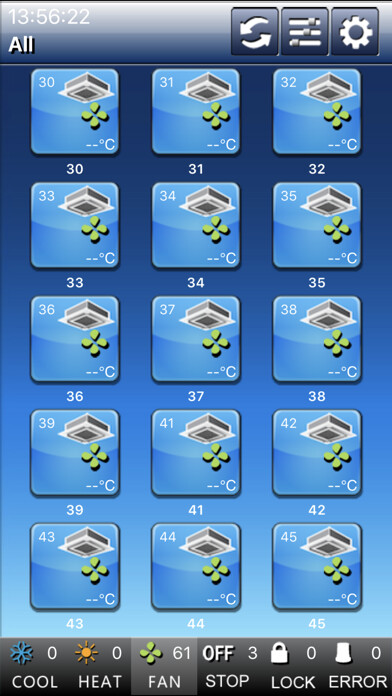 Emulate iPhone app HVAC-control using MyAndroid Emulate iPhone app HVAC-control using MyAndroid