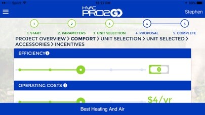Emulate iPhone app HVACPRO2GO using MyAndroid