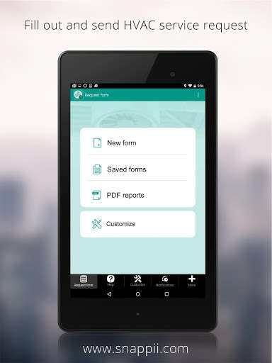 Emulate Android APK HVAC Service Request Emulate Android APK HVAC Service Request