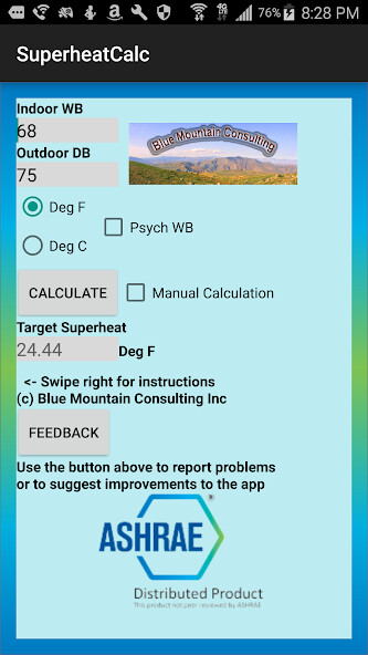 Emulate Android APK HVAC Superheat Calculator Emulate Android APK HVAC Superheat Calculator