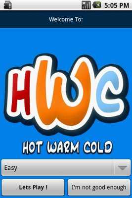 Emulate Android APK HWC - Hot, Warm, Cold (Demo) Emulate Android APK HWC - Hot, Warm, Cold (Demo)
