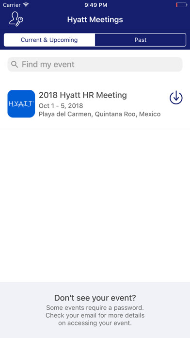 Emulate iPhone app Hyatt Meetings using MyAndroid Emulate iPhone app Hyatt Meetings using MyAndroid