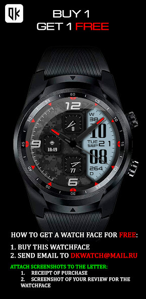 Run android online APK Hybrid Dark Watch Face from MyAndroid or emulate Hybrid Dark Watch Face using MyAndroid