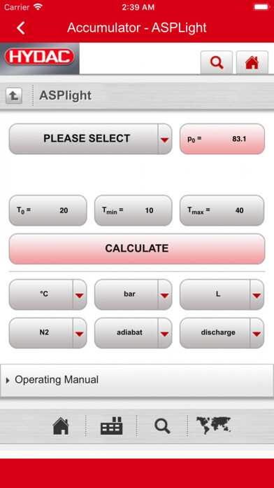 Emulate iPhone app HYDAC Tools AUSNZ using MyAndroid Emulate iPhone app HYDAC Tools AUSNZ using MyAndroid