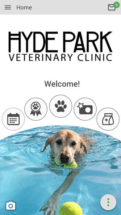 Emulate iPhone app Hyde Park Vets using MyAndroid
