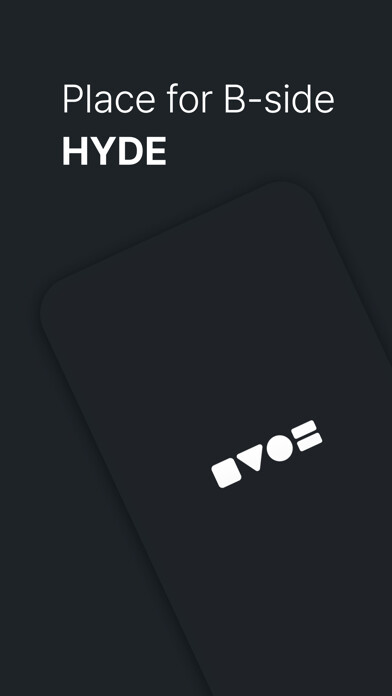 Emulate iPhone app Hyde - place for B side using MyAndroid