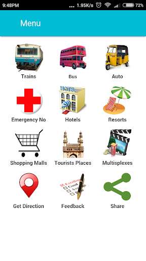 Run android online APK Hyderabad Guide - All in one(MMTS, RTC) from MyAndroid or emulate Hyderabad Guide - All in one(MMTS, RTC) using MyAndroid