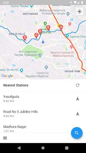 Run android online APK Hyderabad Metro Navigator from MyAndroid or emulate Hyderabad Metro Navigator using MyAndroid