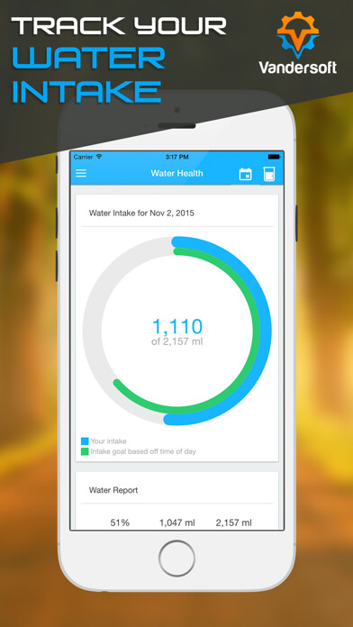 Emulate iPhone app Hydration Reminder - Daily Water Tracker using MyAndroid