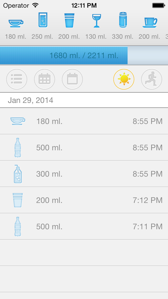 Emulate iPhone app Hydro drink water using MyAndroid Emulate iPhone app Hydro drink water using MyAndroid