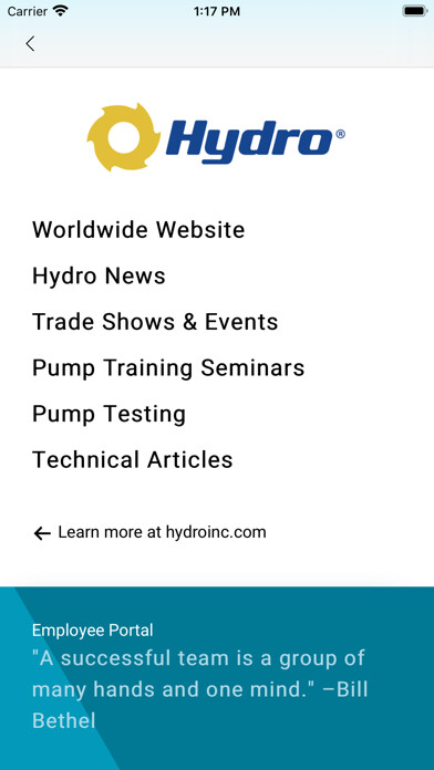 Emulate iPhone app Hydro, Inc. using MyAndroid