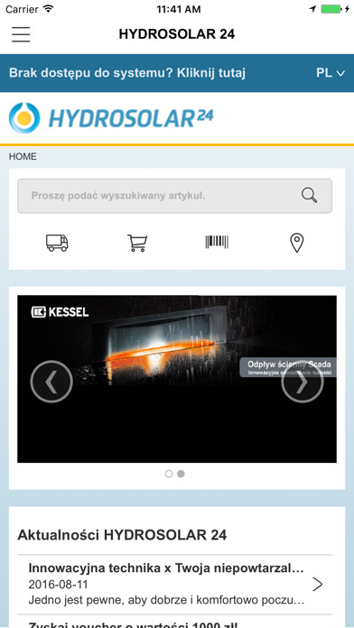 Emulate iPhone app Hydrosolar 24 using MyAndroid