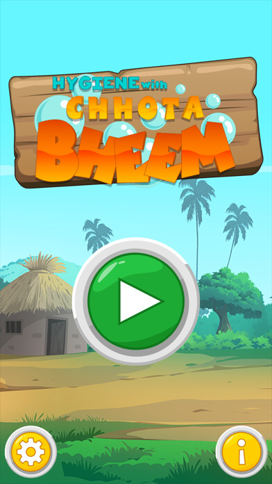 Emulate iPhone app Hygiene With Chhota Bheem using MyAndroid