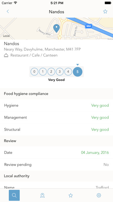 Emulate iPhone app Hygienic - the food hygiene ratings app using MyAndroid Emulate iPhone app Hygienic - the food hygiene ratings app using MyAndroid