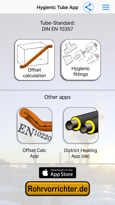 Emulate iPhone app Hygienic Tube App DIN using MyAndroid Emulate iPhone app Hygienic Tube App DIN using MyAndroid