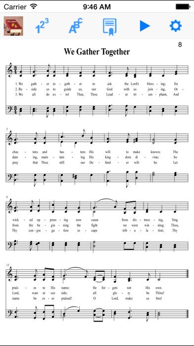Emulate iPhone app Hymnal SDA, using MyAndroid Emulate iPhone app Hymnal SDA, using MyAndroid
