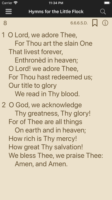 Emulate iPhone app Hymns for the Little Flock using MyAndroid Emulate iPhone app Hymns for the Little Flock using MyAndroid