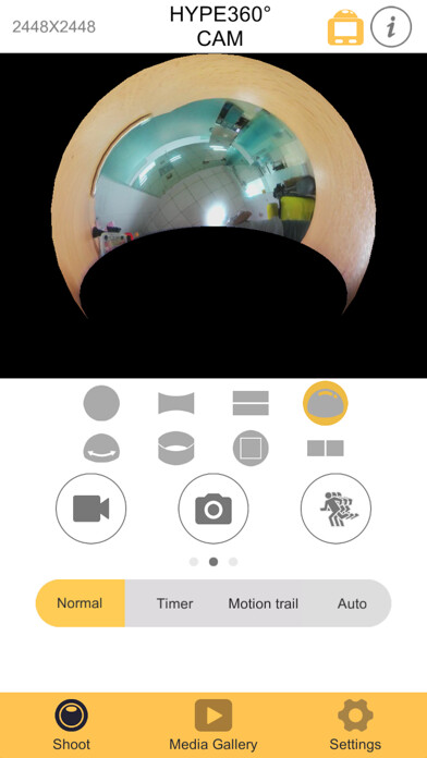 Emulate iPhone app HYPE 360°CAM using MyAndroid Emulate iPhone app HYPE 360°CAM using MyAndroid