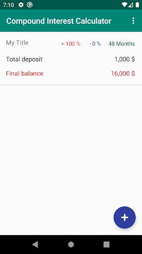 Run android online APK HYP Easy Compound Interest Calculator from MyAndroid or emulate HYP Easy Compound Interest Calculator using MyAndroid Run android online APK HYP Easy Compound Interest Calculator from MyAndroid or emulate HYP Easy Compound Interest Calculator using MyAndroid