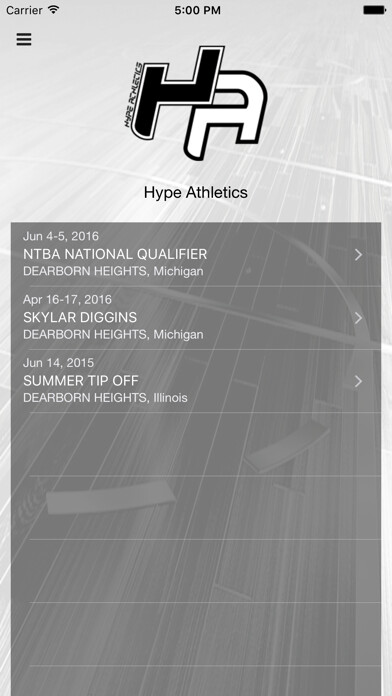 Emulate iPhone app Hype Athletics Events using MyAndroid Emulate iPhone app Hype Athletics Events using MyAndroid